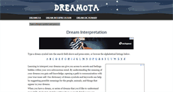 Desktop Screenshot of dreamota.com